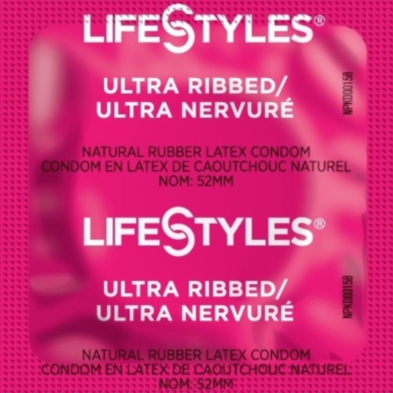 LifeStyles Ultra Ribbed Condom