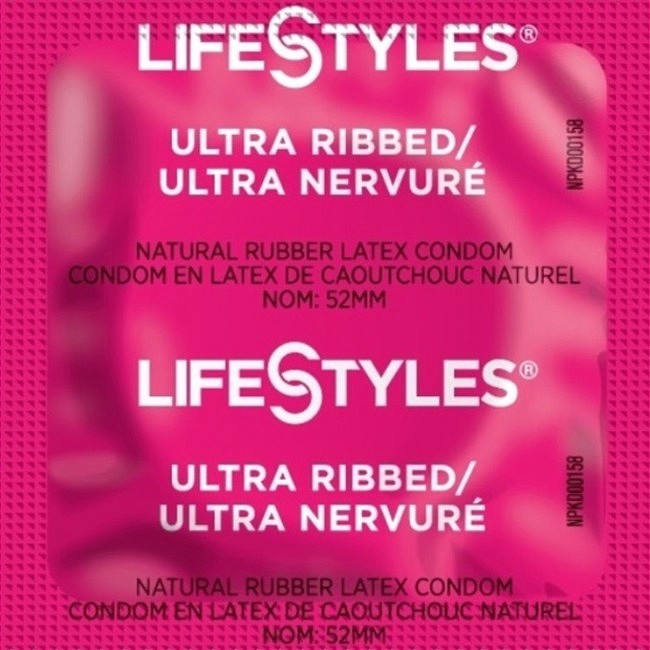 LifeStyles Ultra Ribbed Condom