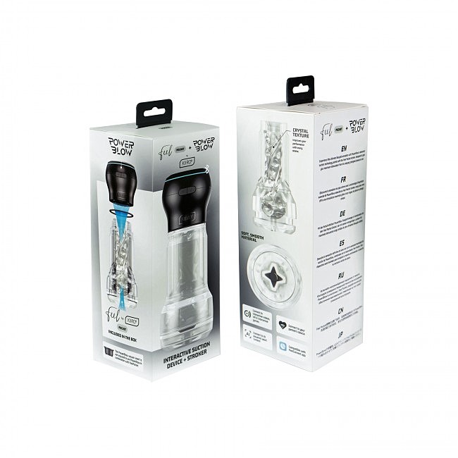  Kiiroo Feel Pocket Crystal     PowerBlow Combo Set