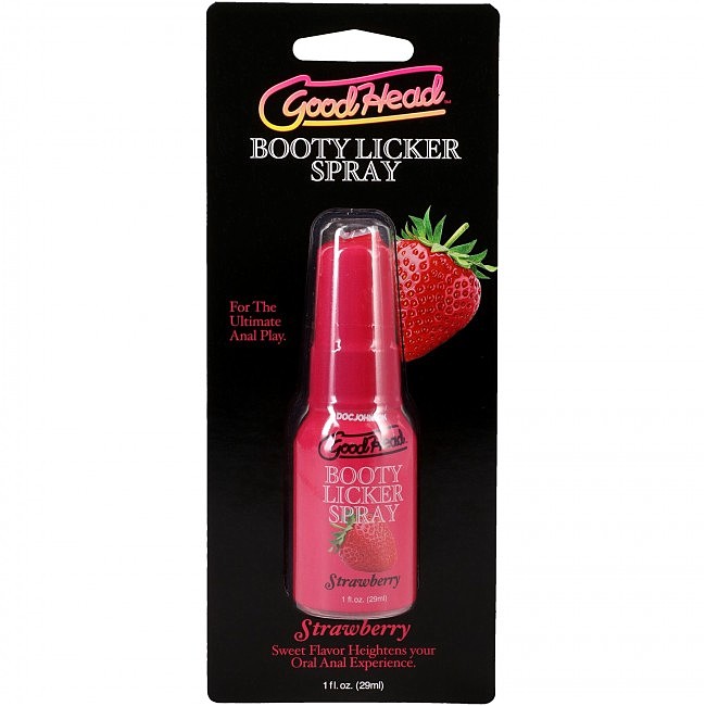    Doc Johnson GoodHead Booty Licker Spray Strawberry,  , 29 