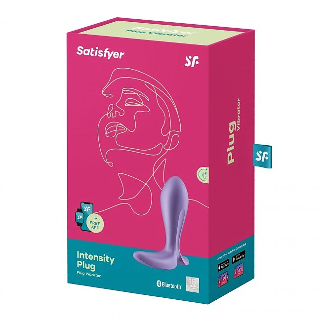  -   Satisfyer Intensity Plug Purple, 12  , 9  2,5 