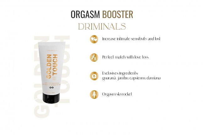      Driminals Golden Touch Orgasm Booster, 30 ,   