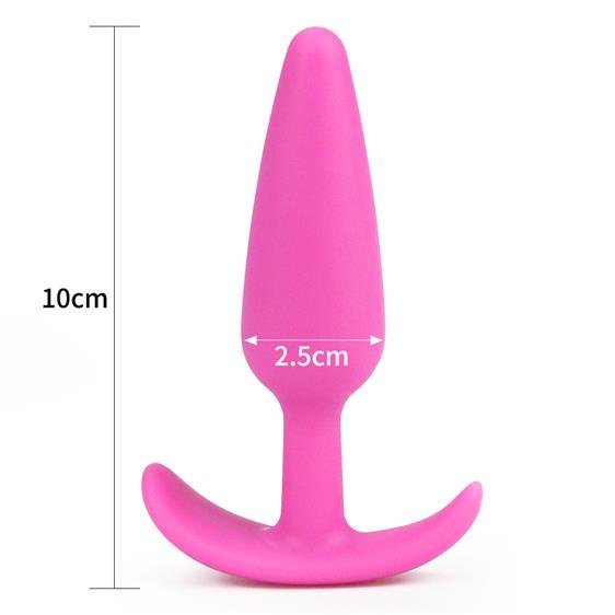    LoveToy Lure Me Butt Plug Pink, 10  2,5 