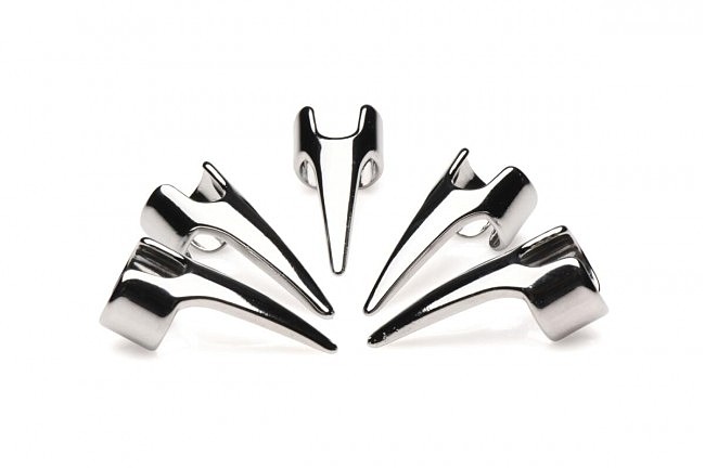     Master Series Five-Piece Sensation Claw Rings Silver, 5 