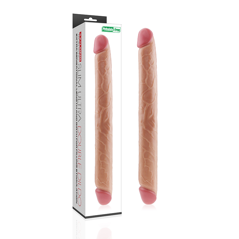 ������������ ������������� King-Sized Realistic Slim Ultra Double Dildo LoveToy, 45 � 4,5 ��