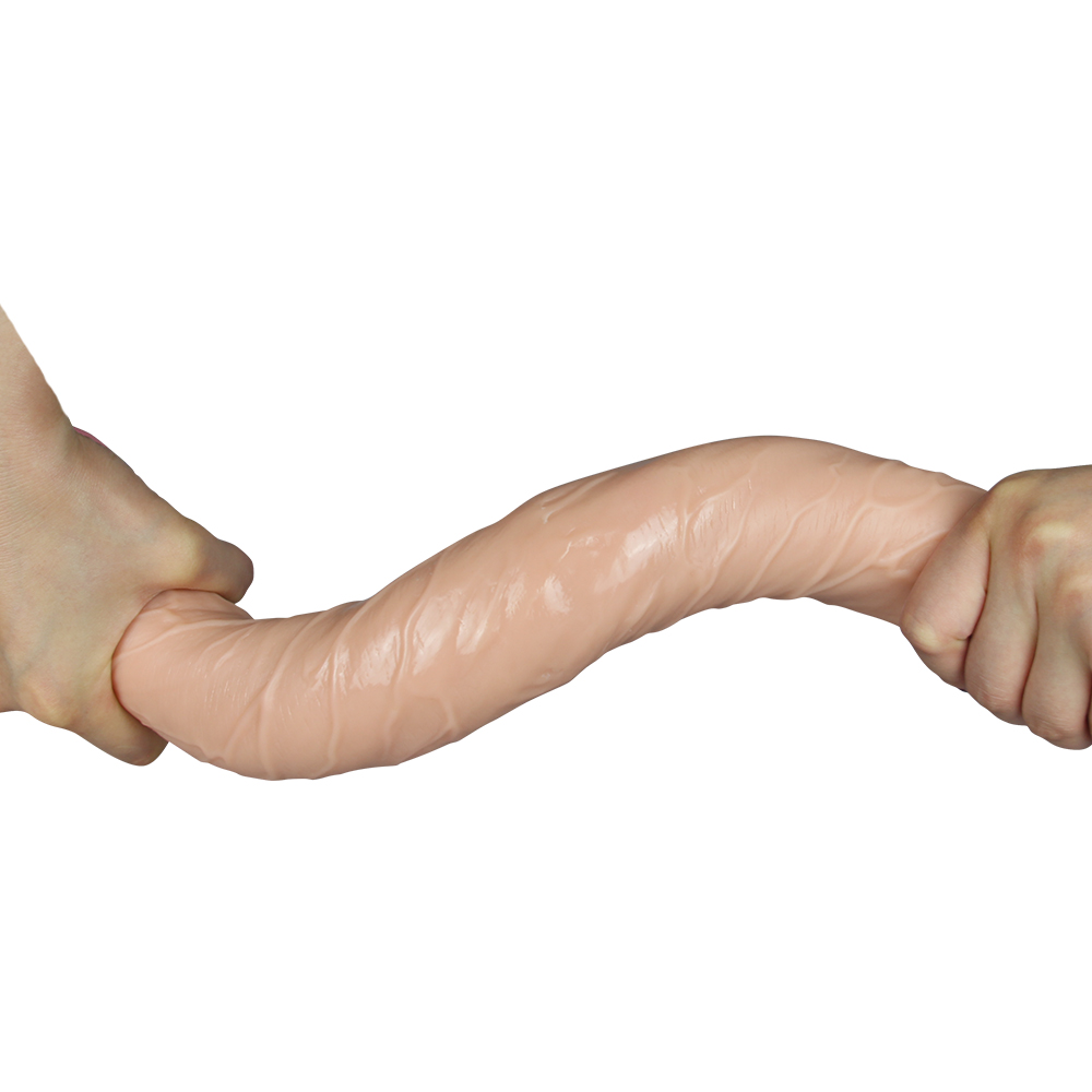 ������������ ������������� King-Sized Realistic Slim Ultra Double Dildo LoveToy, 45 � 4,5 ��