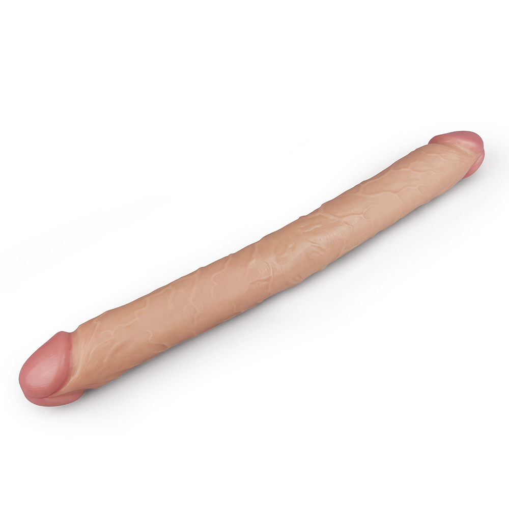 ������������ ������������� King-Sized Realistic Slim Ultra Double Dildo LoveToy, 45 � 4,5 ��