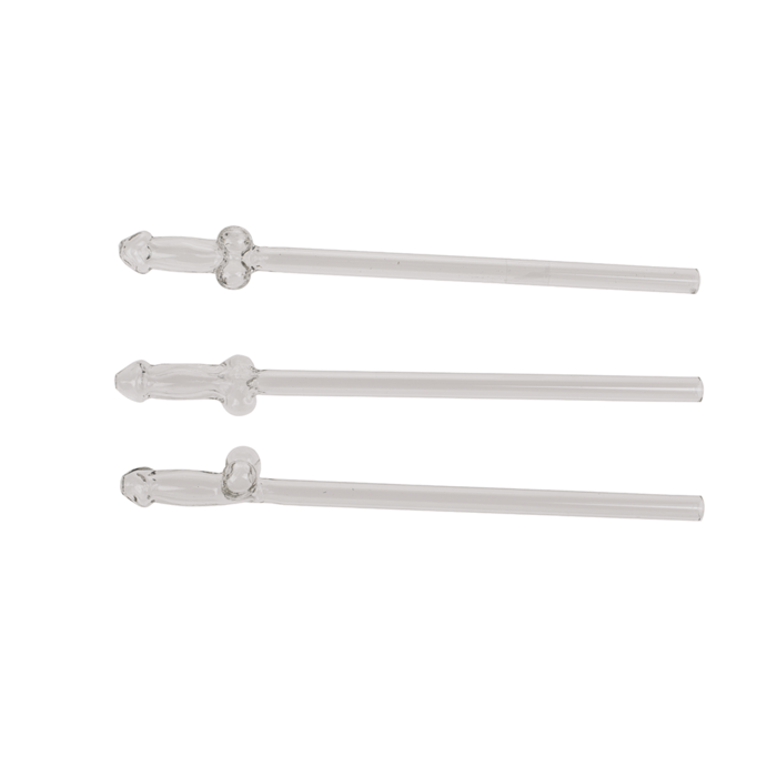 	���������� ��������-������� Glass Drinking Straw Willy OOTB (� ������ 4 �������� � �������)