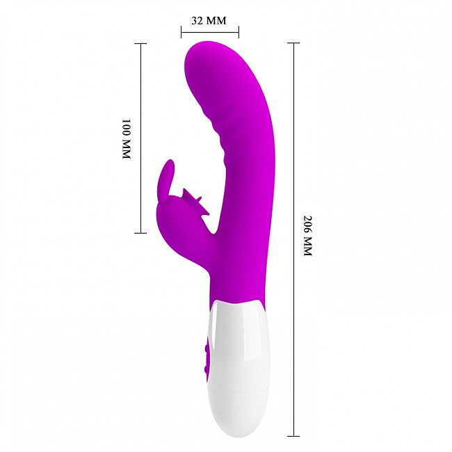- Pretty Love Serberus Licking Vibrator Purple, 30  , 20,6  3,2 