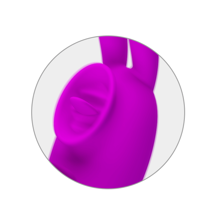 ��������-������ Pretty Love Serberus Licking Vibrator Purple, 30 ������� ��������, 20,6 � 3,2 ��