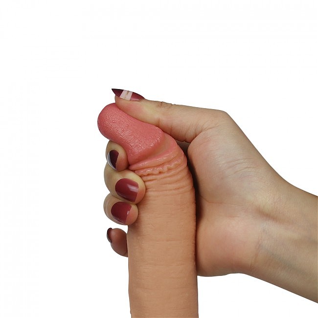  LoveToy Dual-Layered Silicone Cock 7 Flesh, , 18  3,8 