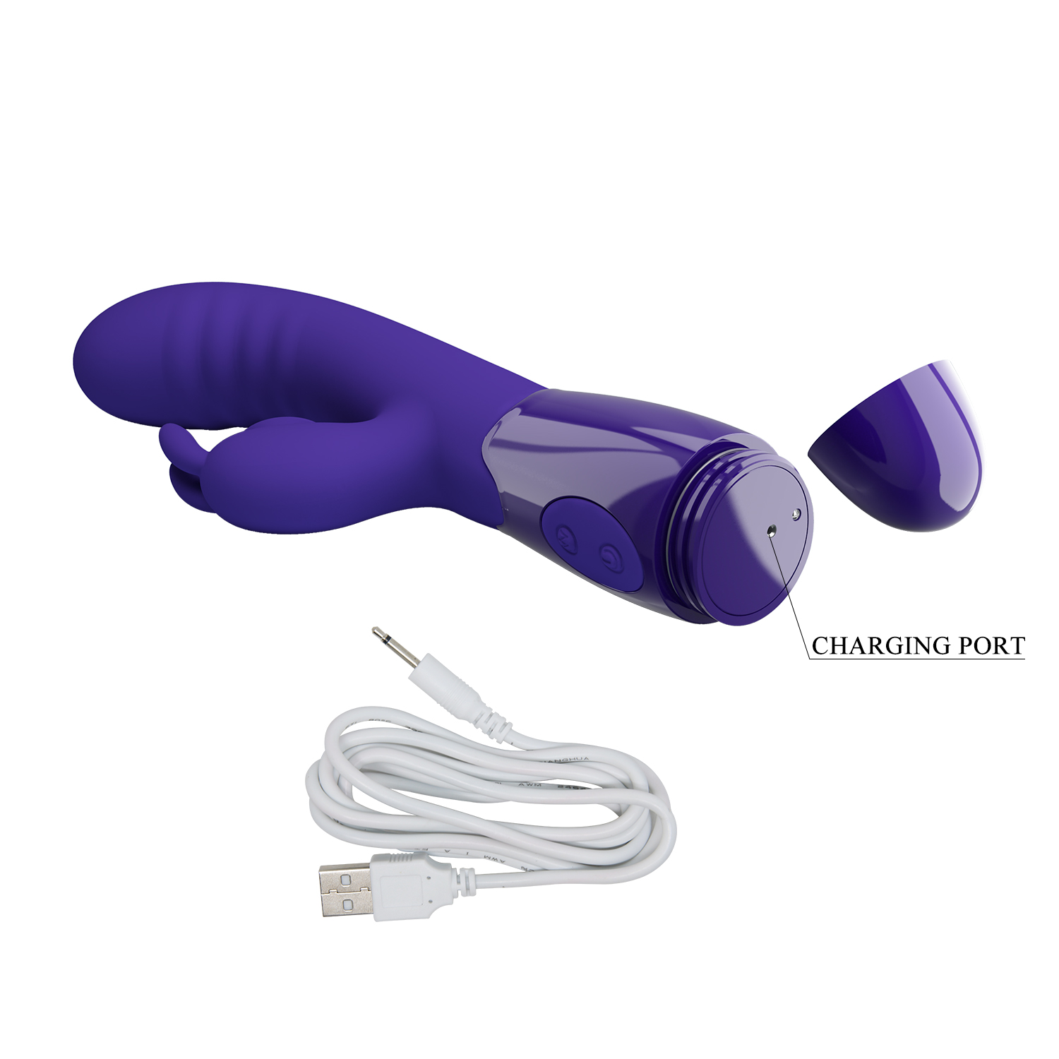 ��������-������ Pretty Love Cerberus Licking Vibrator Blue, ��������� ������, 20,6 � 3,2 ��