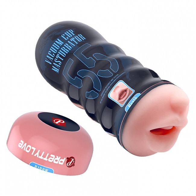 - Pretty Love Vacuum Cup Masturbator Mouth,  , 18  7 