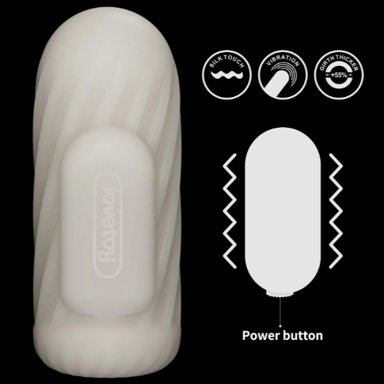 ����������� &mdash; Knights Ring Vibrating Dual Purpose Sleeve-Spiral
