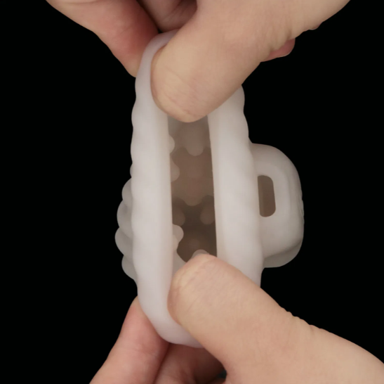  — Knights Ring Vibrating Dual Purpose Sleeve-Spiral
