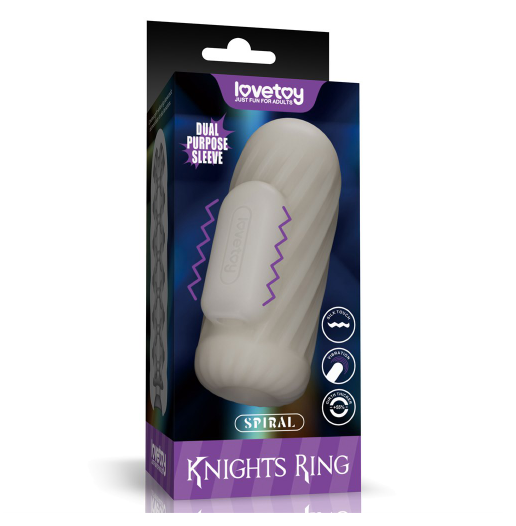 ����������� &mdash; Knights Ring Vibrating Dual Purpose Sleeve-Spiral ��������
 