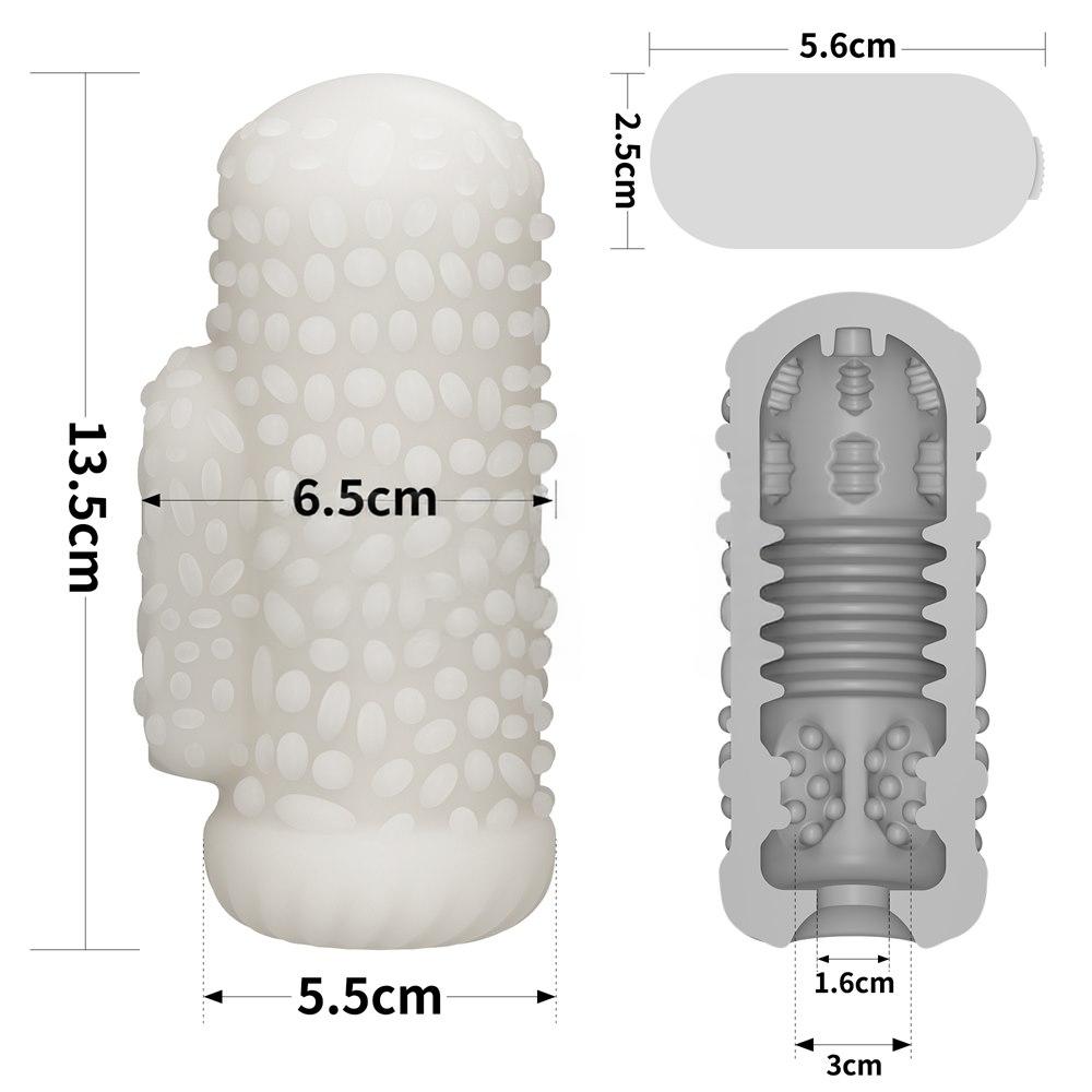 ����������� Knights Ring Vibrating Dual Purpose Sleeve-Drip, ������� ������������, 13,5 � 6,5 ��