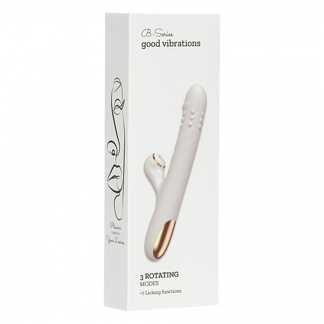 - Boys of Toys Silicone Vibrator 3 rotating + 7 sucking functions, 23,5  3,5 