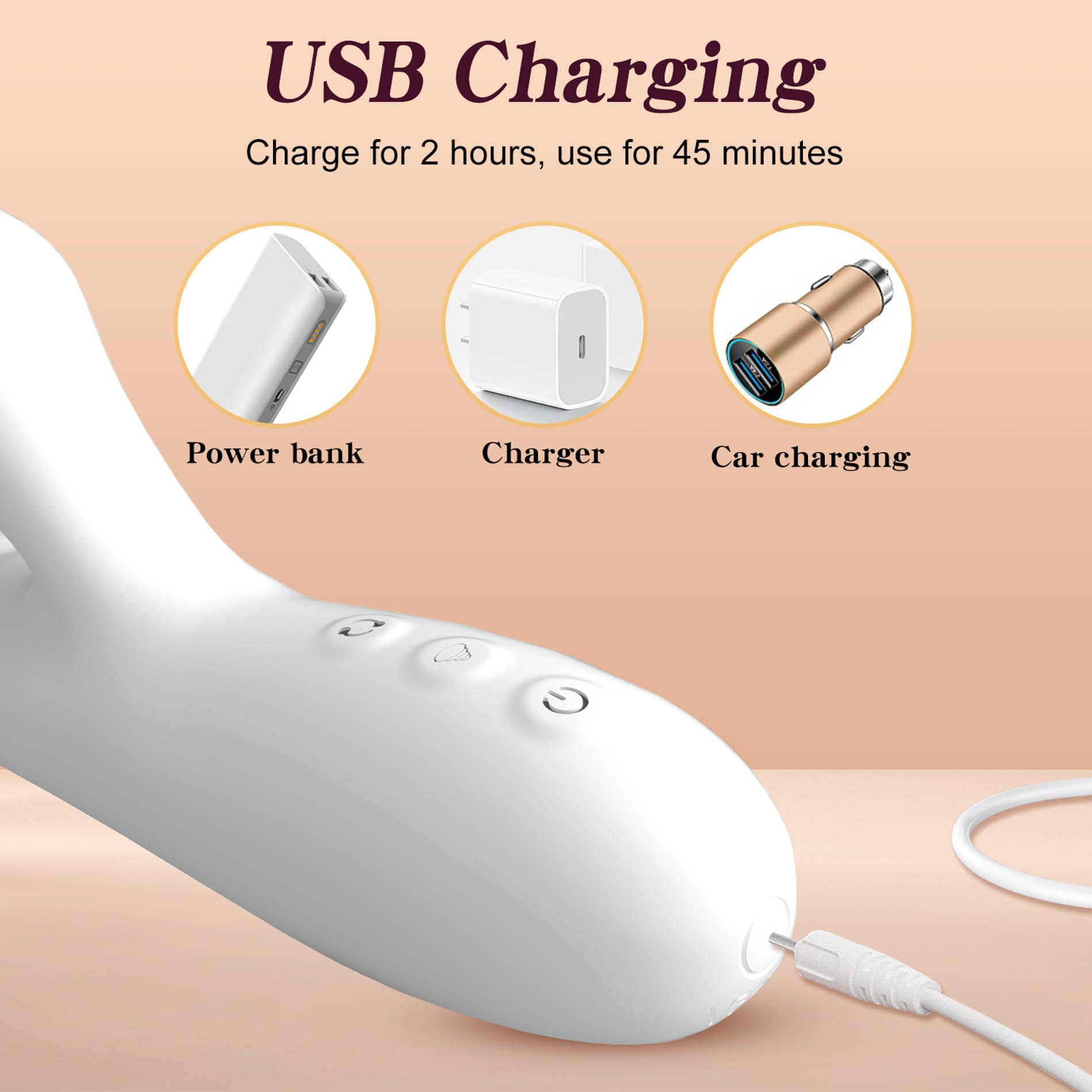 ��������-������ Boys of Toys Silicone Vibrator 3 rotating + 7 sucking functions, 23,5 � 3,5 ��