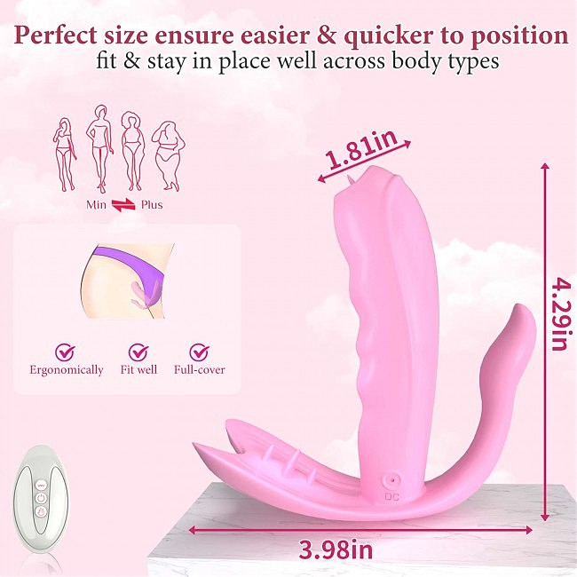 - Boys of Toys Silicone Vibrator 7 vibration modes, Heating + APP, 10,9 &#215; 4,6 &#215; 10,1 