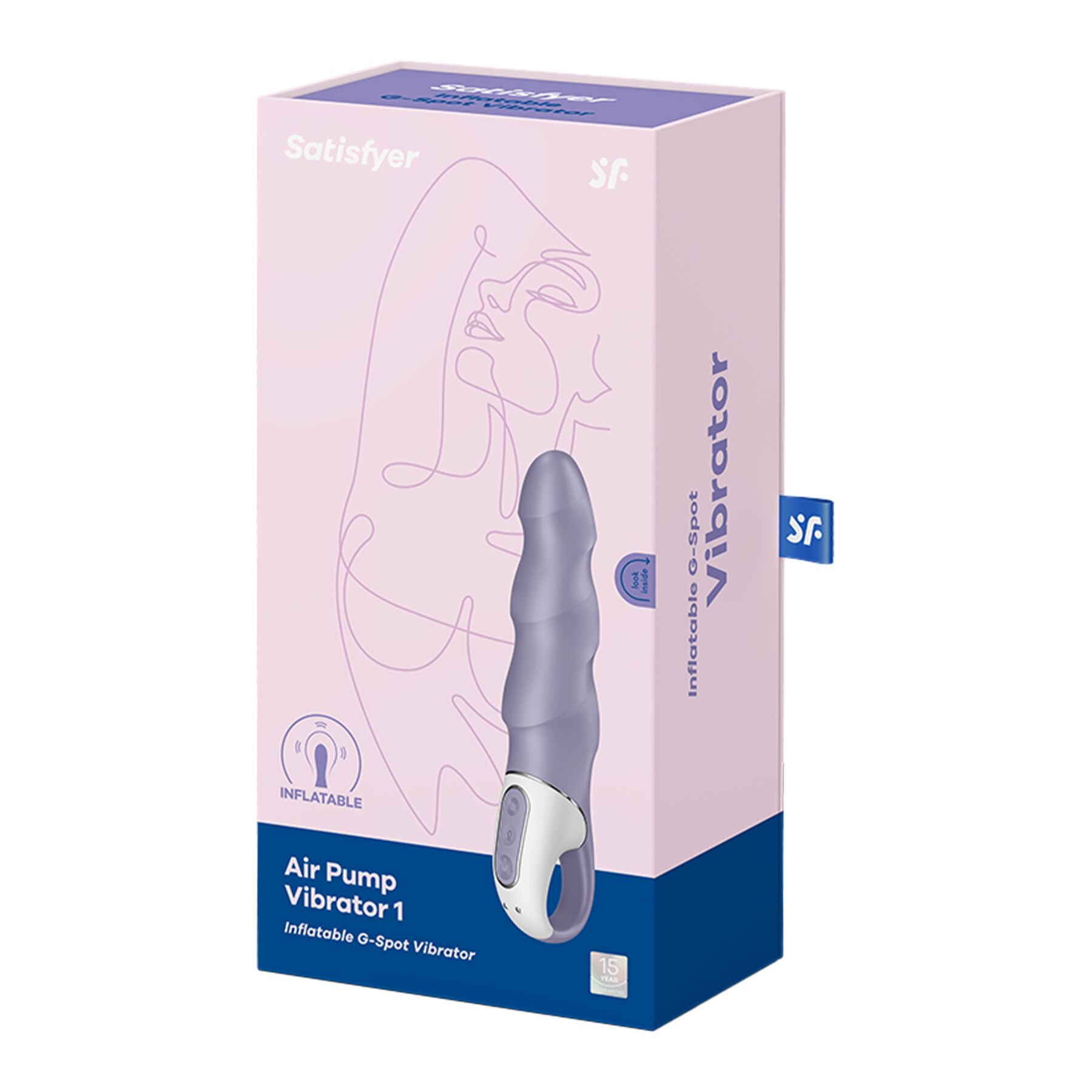 �������� ����� G � ��������������� �������� Satisfyer Air Pump Vibrator 1, 20,4 � 4 ��