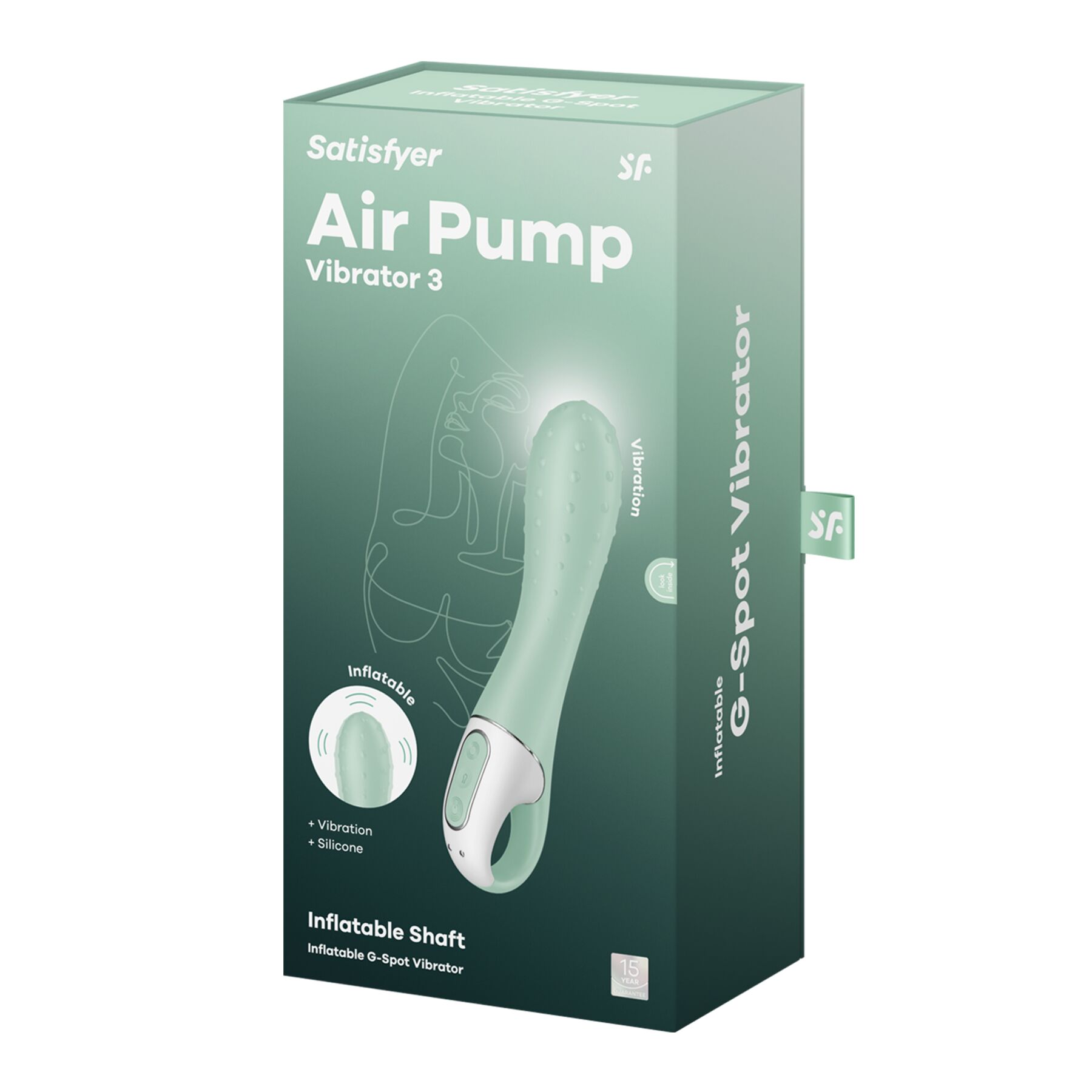 	�������� ��� ����� G Satisfyer Air Pump Vibrator 3, ������������ �������, ���������