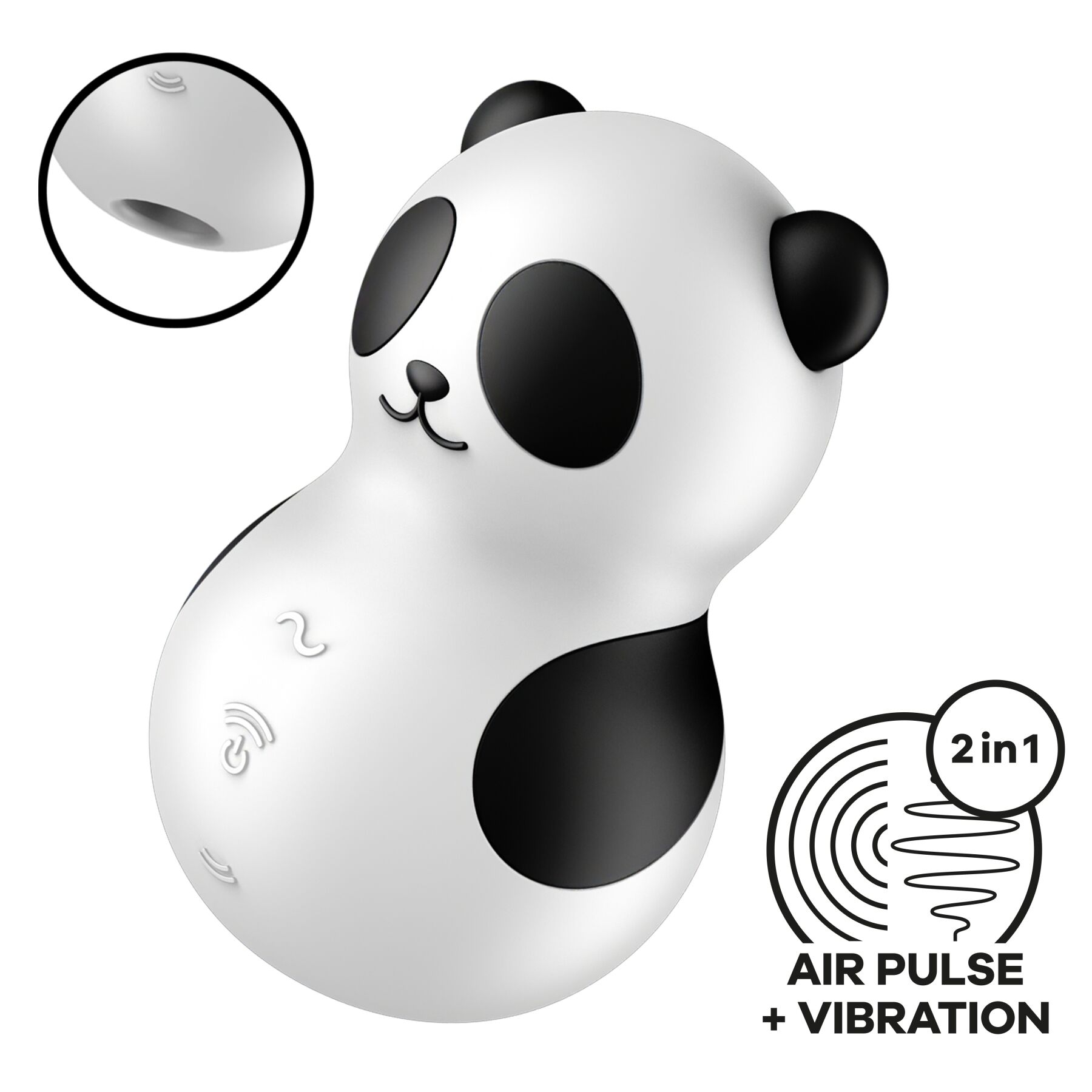��������� ���������� � ��������� Satisfyer Pocket Panda, 12 ������� ��������, 11 ������� �������