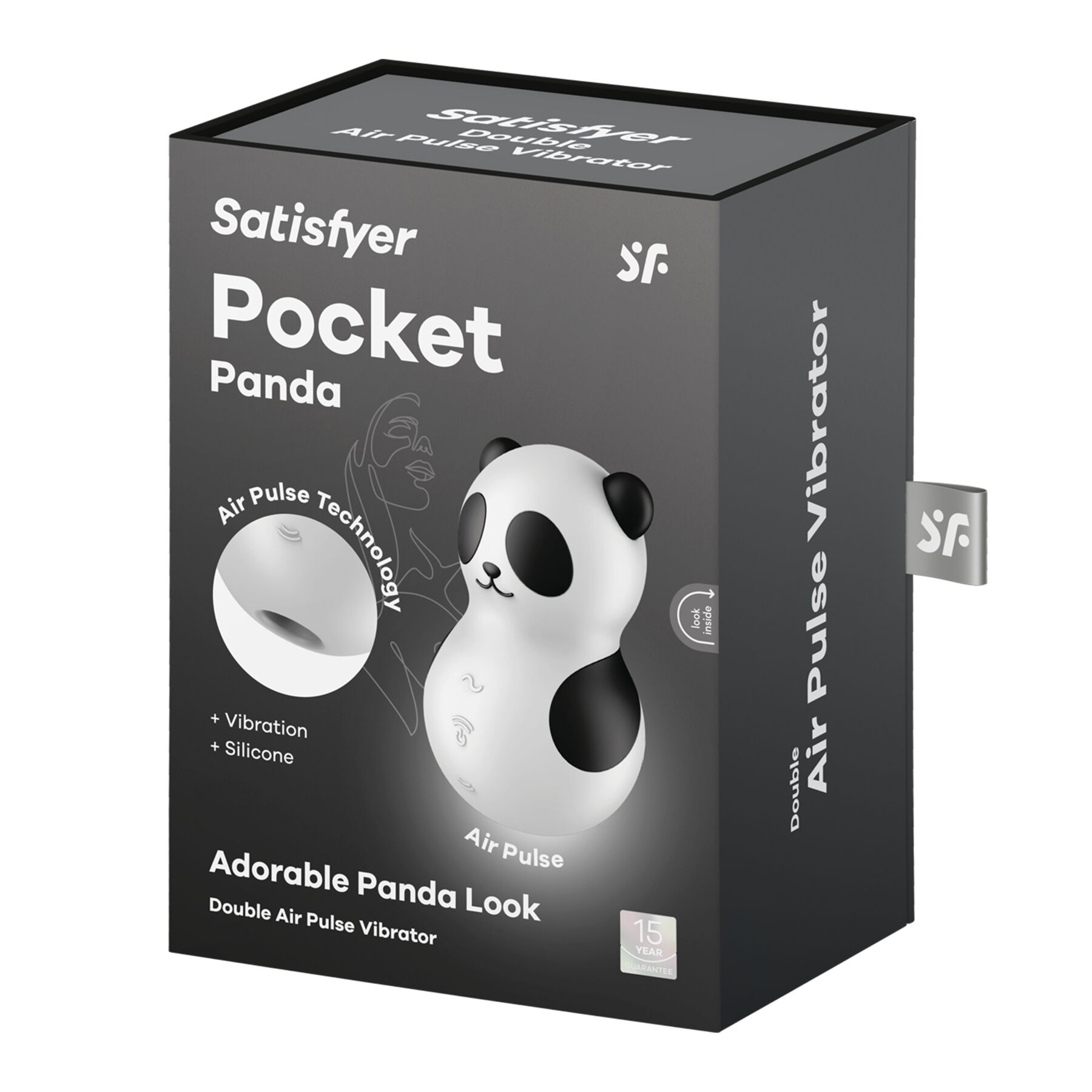 ��������� ���������� � ��������� Satisfyer Pocket Panda, 12 ������� ��������, 11 ������� �������