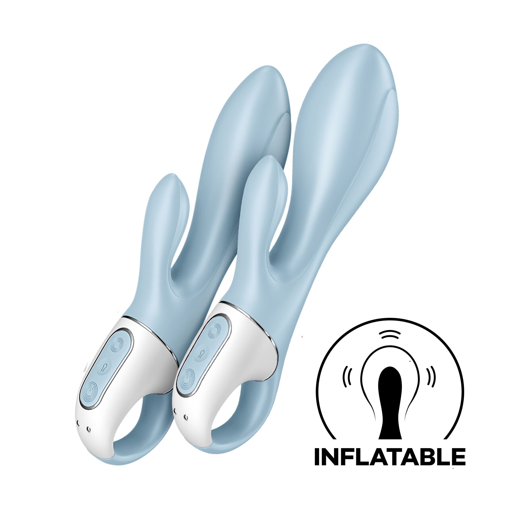 	��������-������ �������� Satisfyer Air Pump Bunny 1, 12 ������� ��������, 20,6 � 3,1 ��