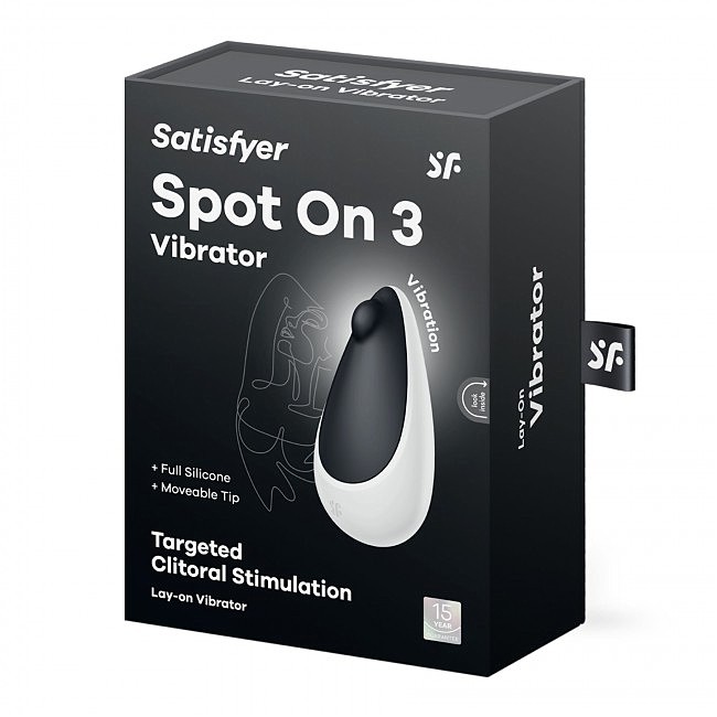   Satisfyer Spot On 3 Black, 12  , 5,7 &#215; 9 &#215; 3,2 