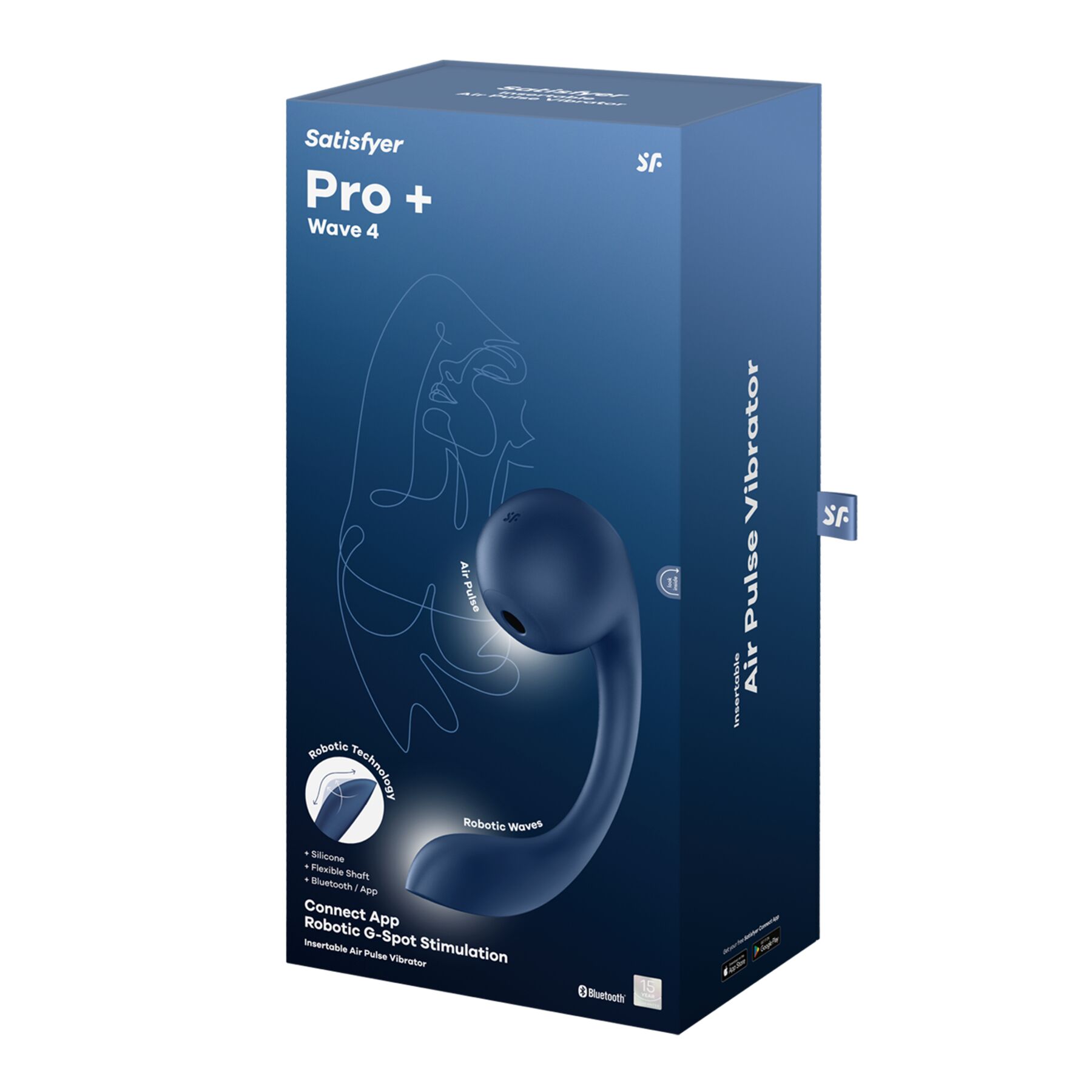 ��������� �����-�������� Satisfyer Pro+ Wave 4 Connect App �����, ���������� � ��������