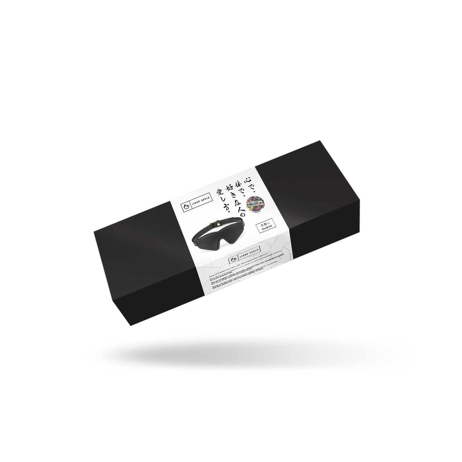 ����� �� ����� Liebe Seele Black Organosilicon Blindfold, �������