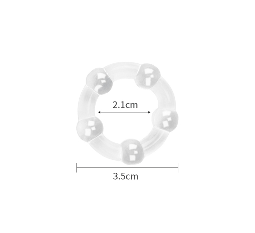 ����� ����������� ����� � Power Plus Triple Beaded Ring Set Clear ������
