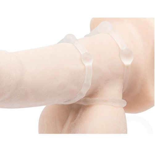 ����� ����������� ����� � Power Plus Triple Beaded Ring Set Clear �� �����
