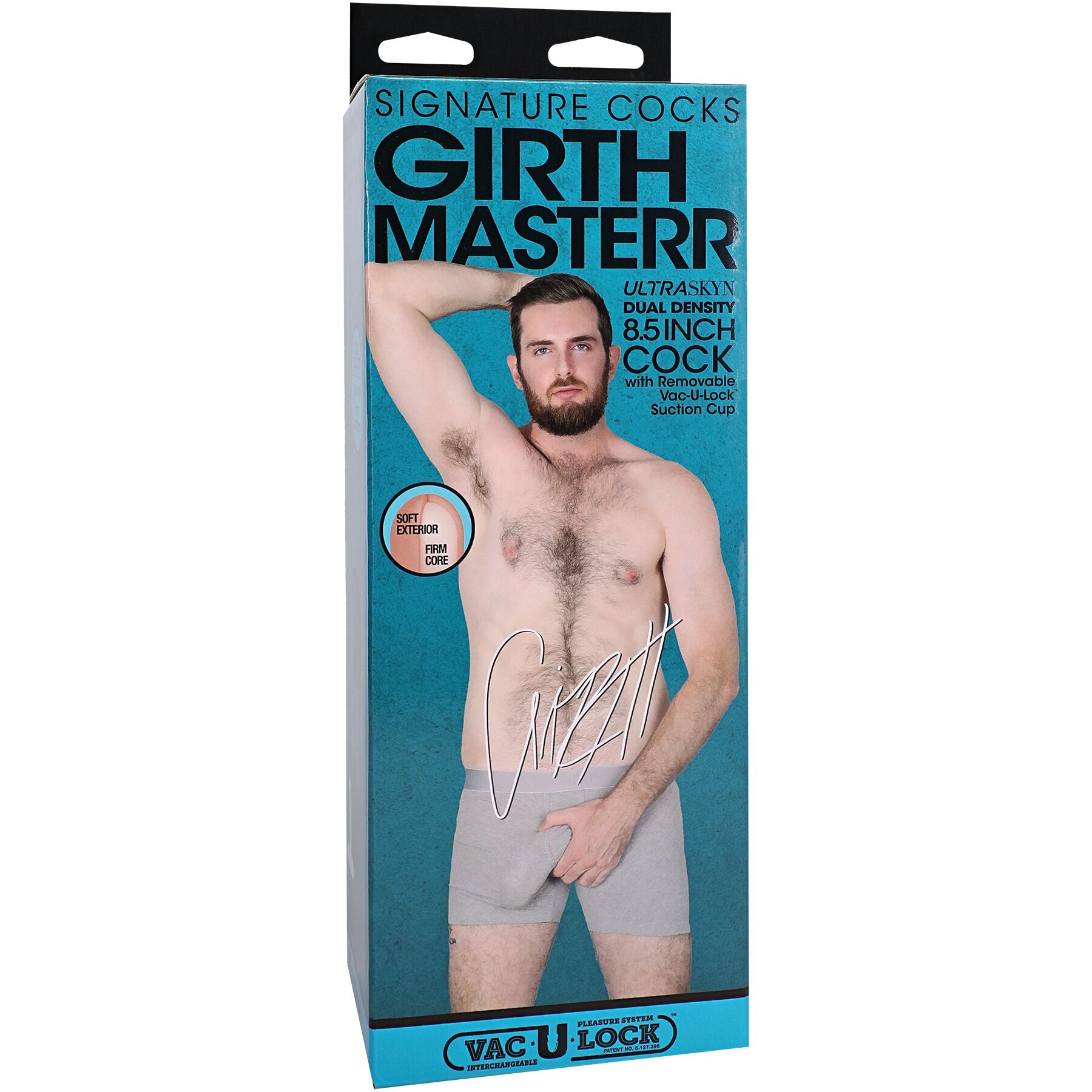 ������������� ����� ����� �����-������ Girthmasterr Doc Johnson Signature Cocks UltraSkyn, 22,9 � 6,4 ��