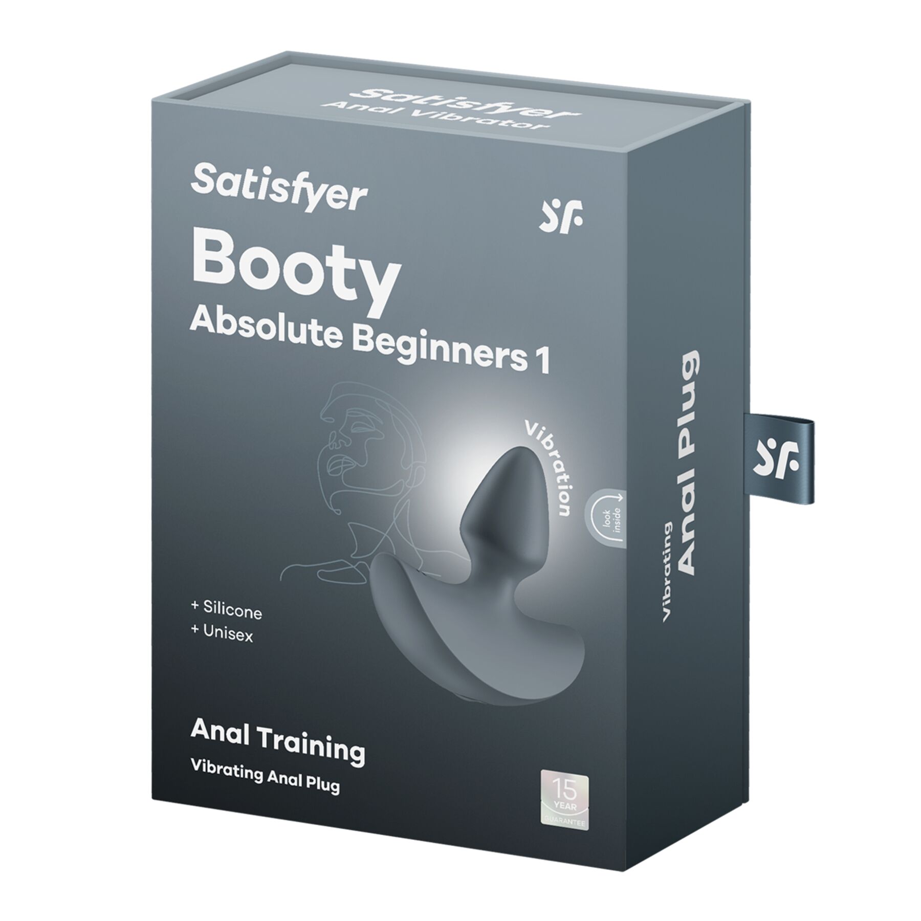 �������� ����������� ��� ���������� Satisfyer Booty Absolute Beginners 1, 12 ������� ������, 7,3 � 2,5 ��