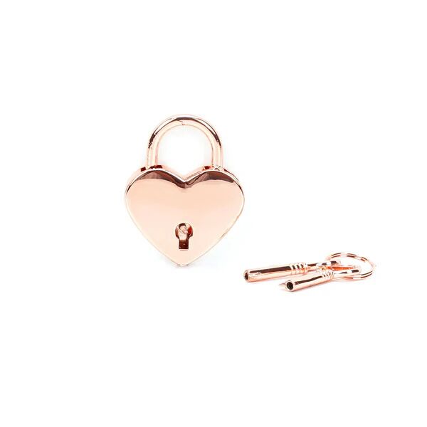   2       Liebe Seele Heart Shape Padloc