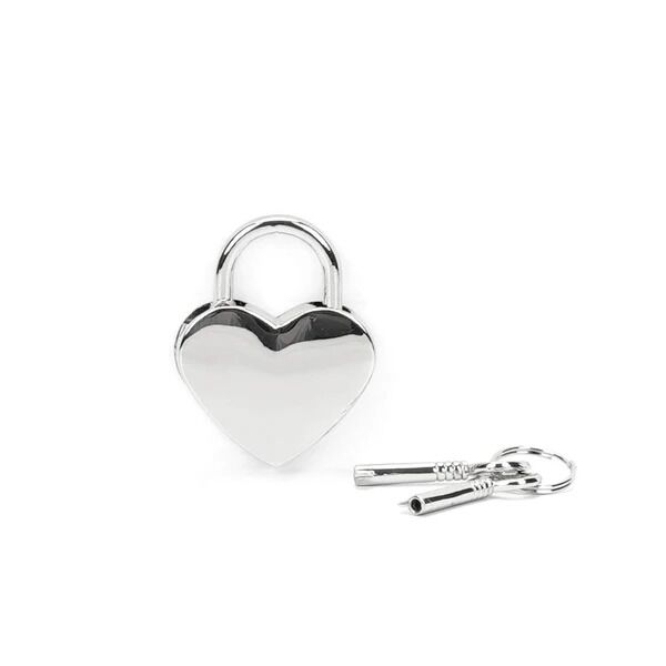   2       Liebe Seele Heart Shape Padloc