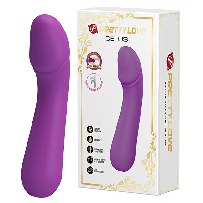   G Pretty Love Cetus Vibrator Purple, 12  , 15  3,5 