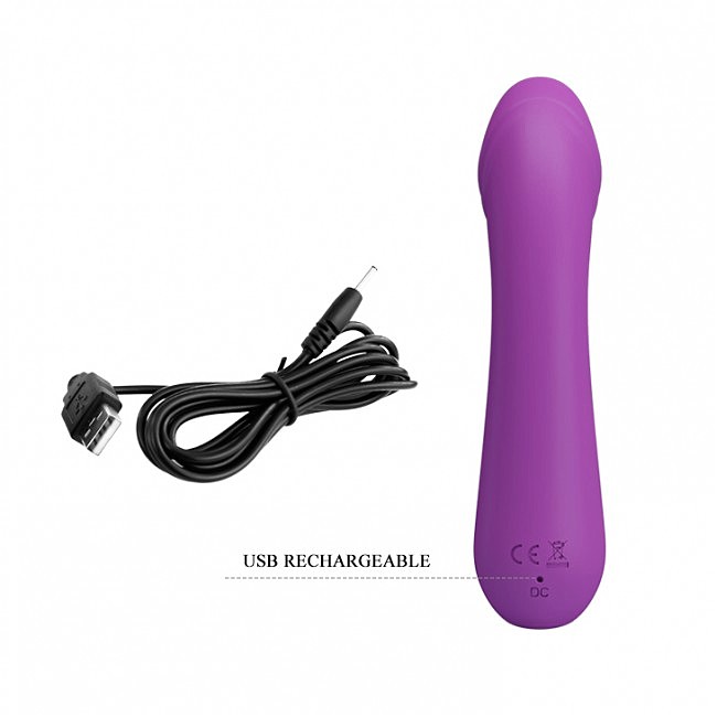   G Pretty Love Cetus Vibrator Purple, 12  , 15  3,5 