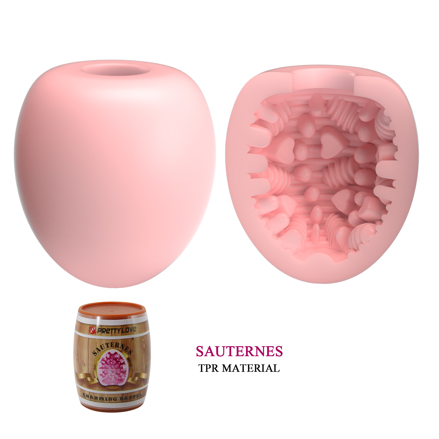 �����������-���� Pretty Love Sauterne Charming Barrel Pink, 6,7 �� x 5,4 ��