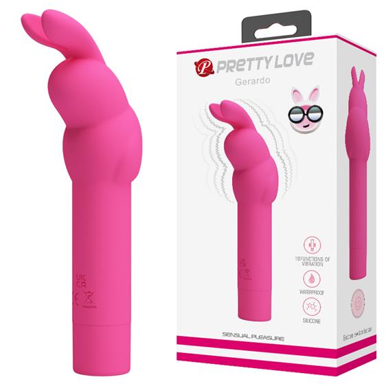 ��������������� � ���� ������� �� ������� Pretty Love Gerardo Vibrator Pink, 13,6 � 3,2 ��