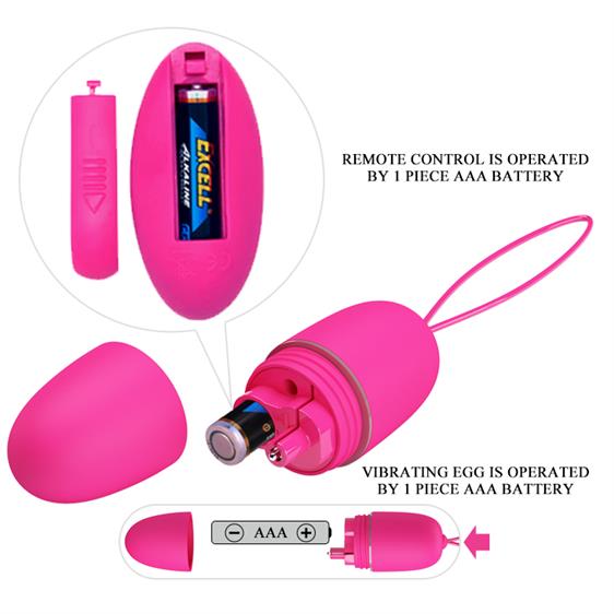 ��������� Pretty Love Selkie Vibrating Egg Pink, ������������ ����� ����������, 6,9 � 3 ��