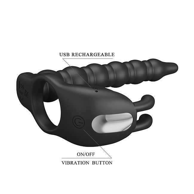     Blackney Vibrating Enhacer Black   