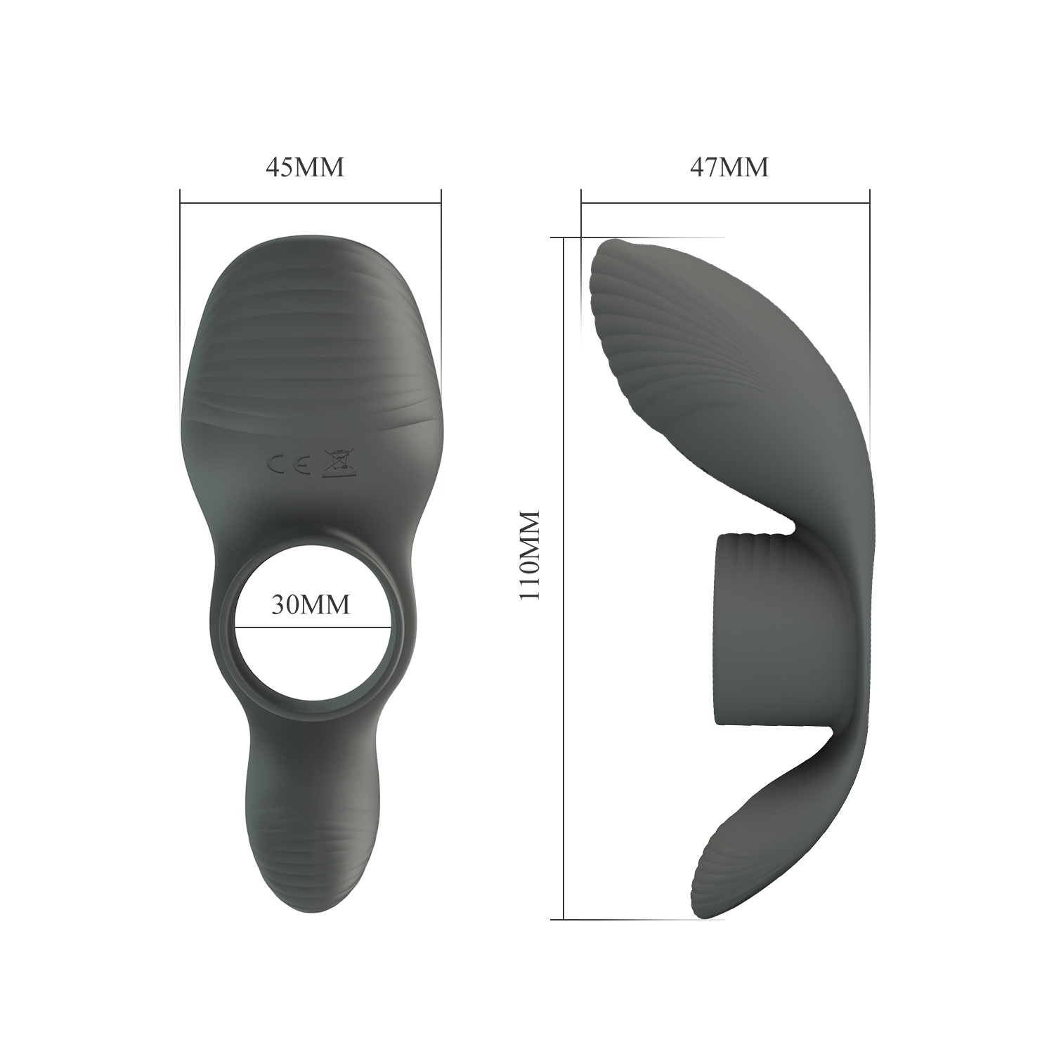 ����������� ����������� Master Ring Cock Ring Black � ������������ ���������, 11 � 3 ��