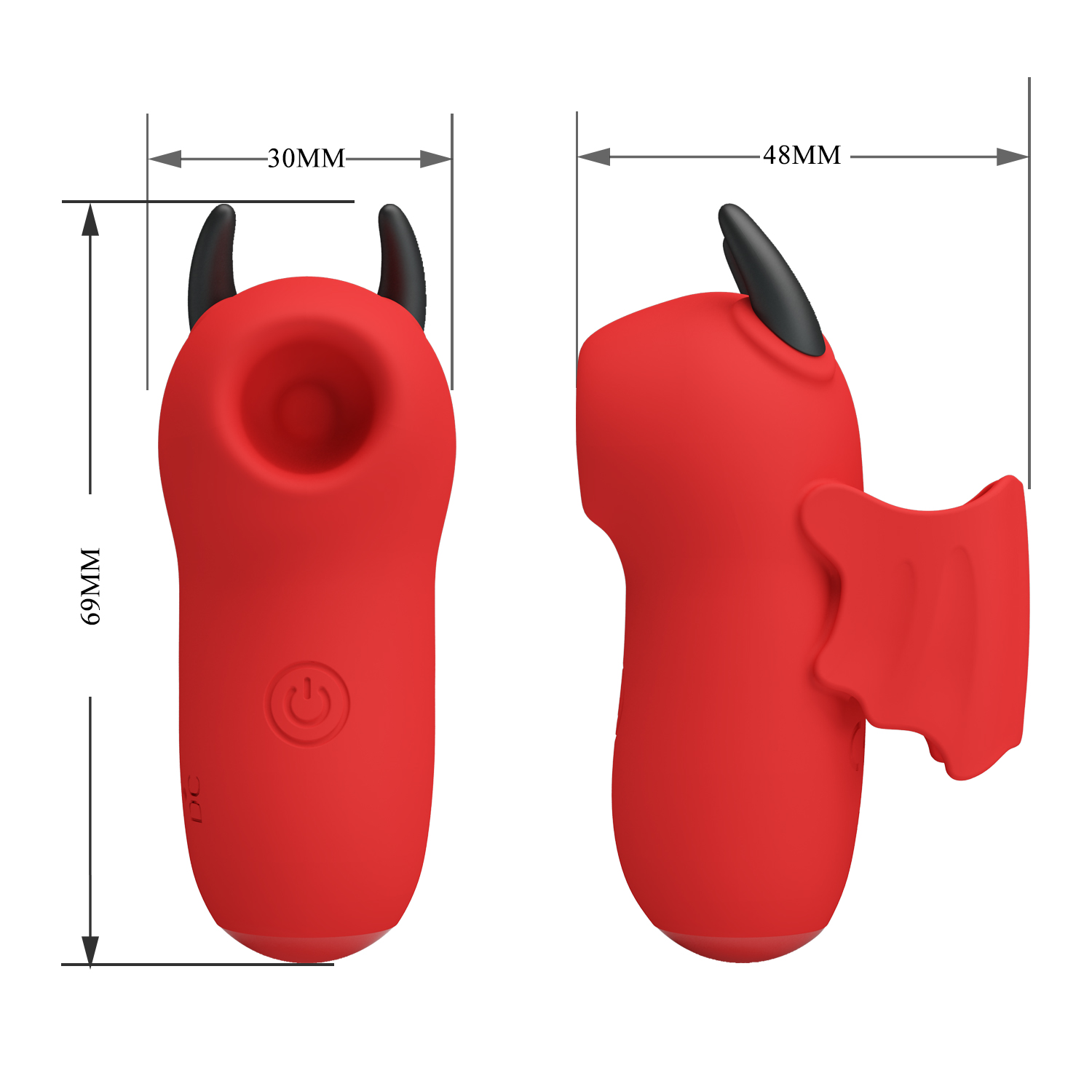 ��������� ��������������� � ������������������ Pretty Love Magic Devil Stimulator Red, 6,9 � 3 ��