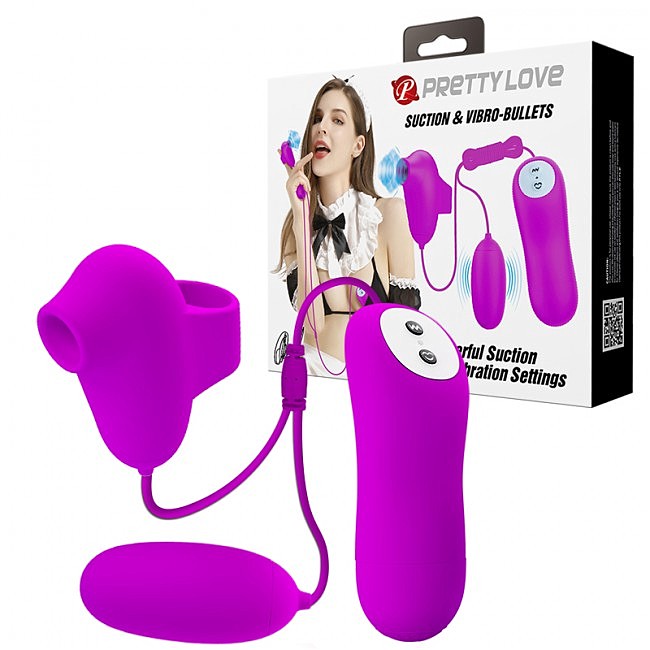     Suction & Vibro Bullets Purple,   