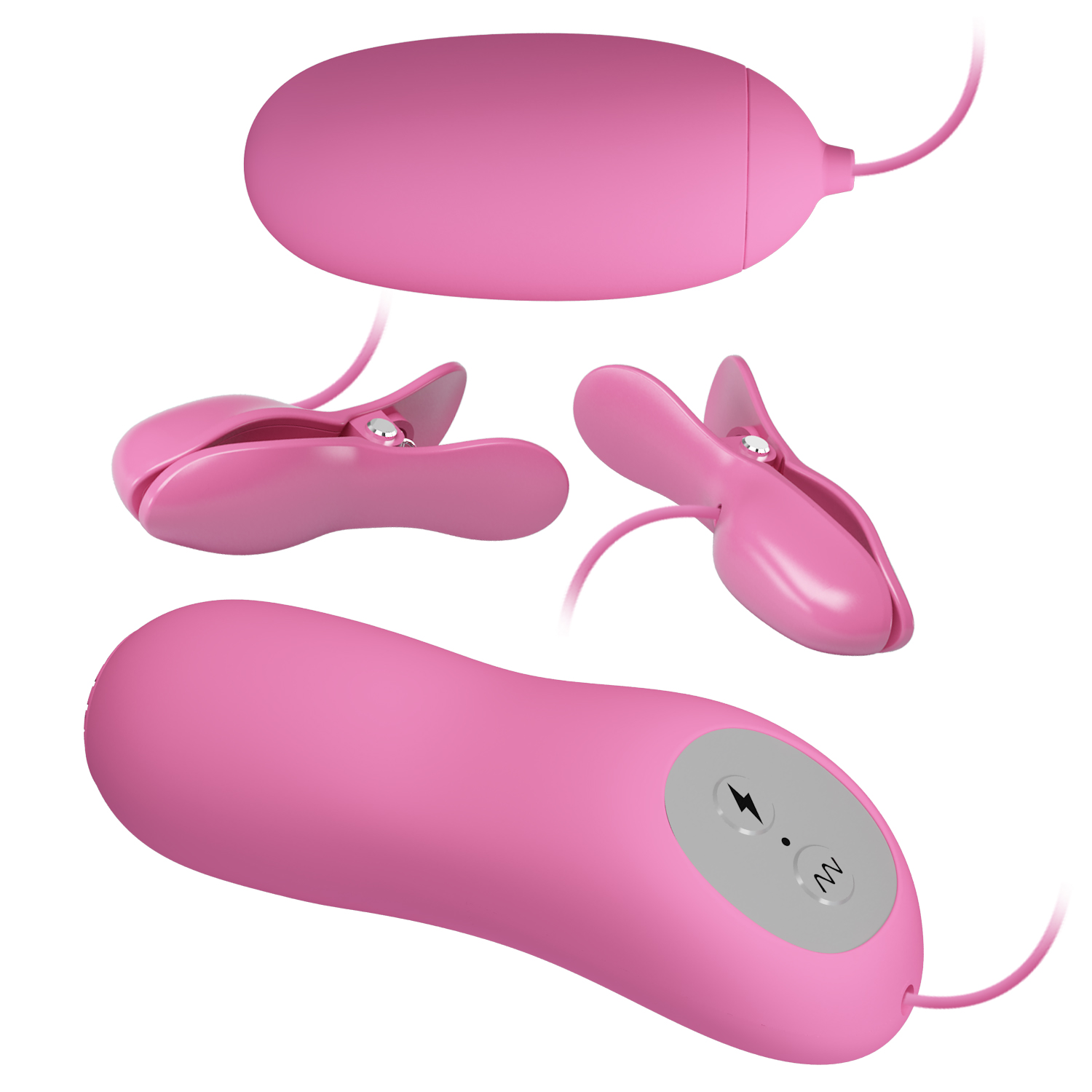 ��������� � �������� ��� ������ Pretty Love Electric Shock & Vibro-Bullets Pink, ��������+�����������������