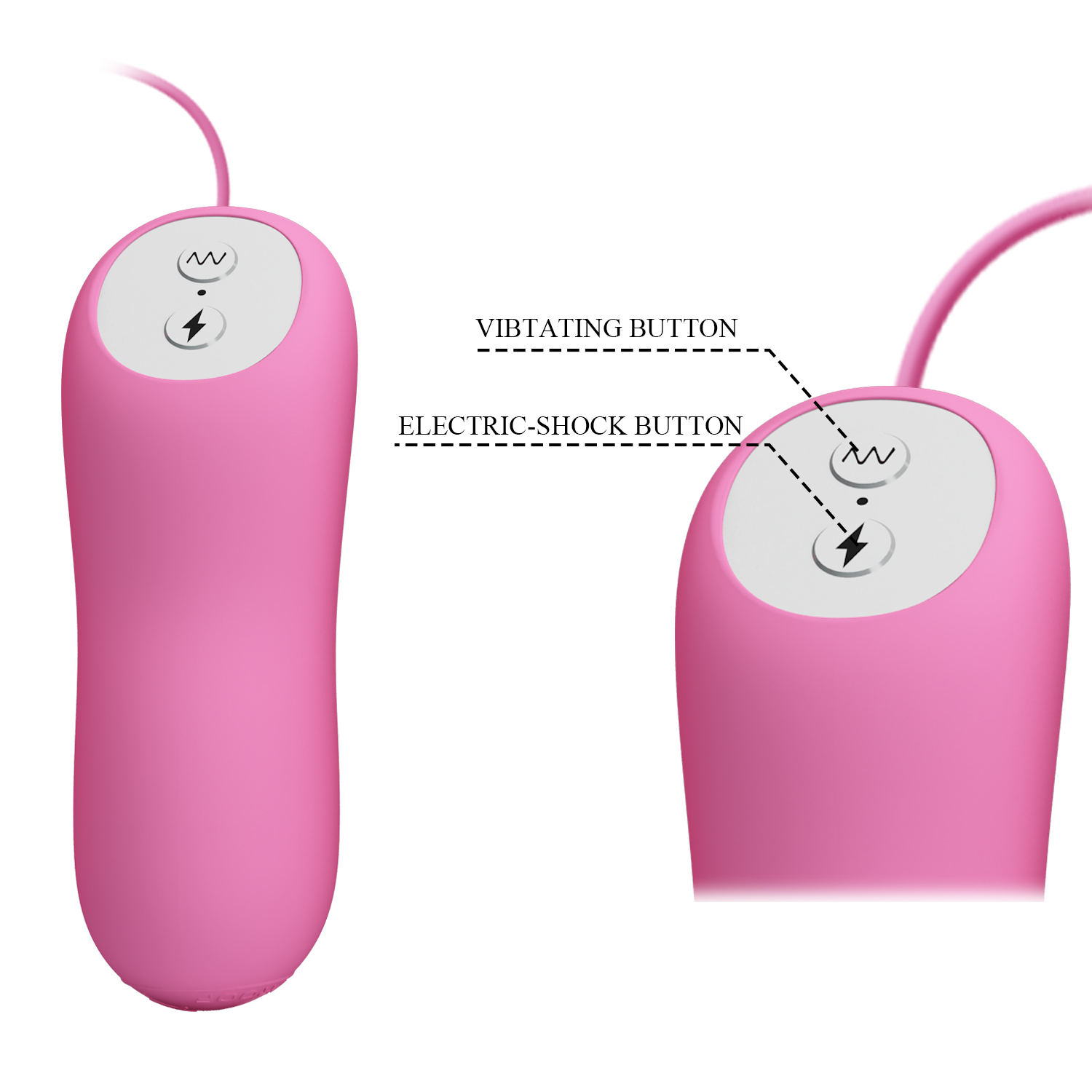 ��������� � �������� ��� ������ Pretty Love Electric Shock & Vibro-Bullets Pink, ��������+�����������������