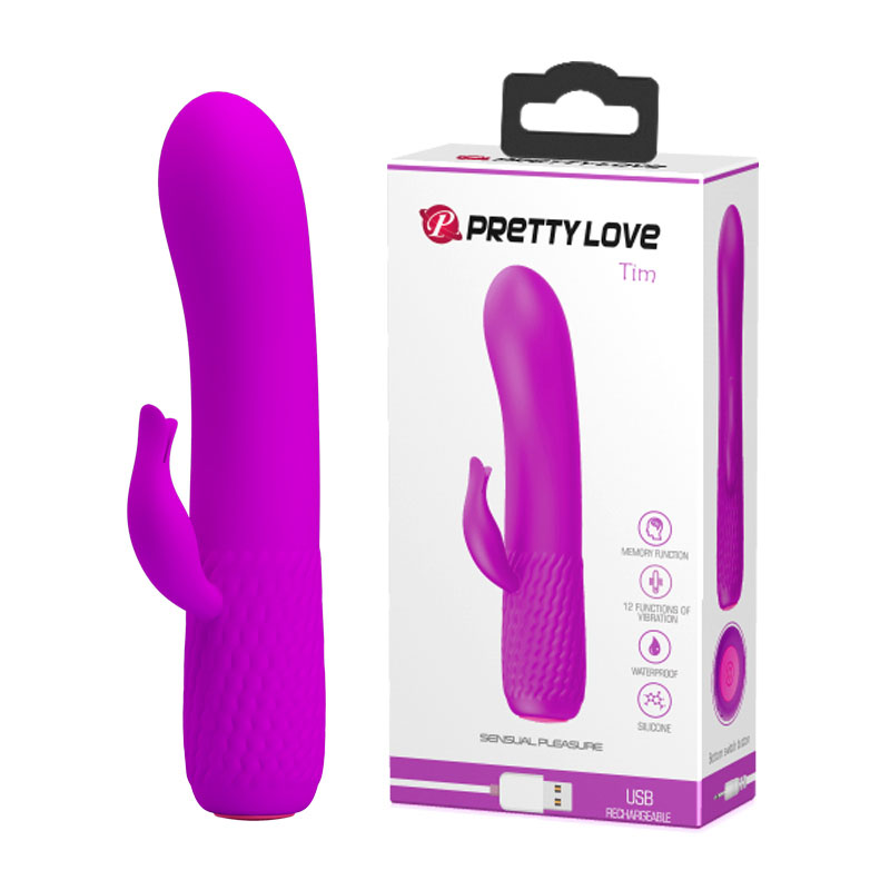 �������� ��� ����������-������������ ���������� Pretty Love Tim Vibrator Purple, 15 � 2,9 ��